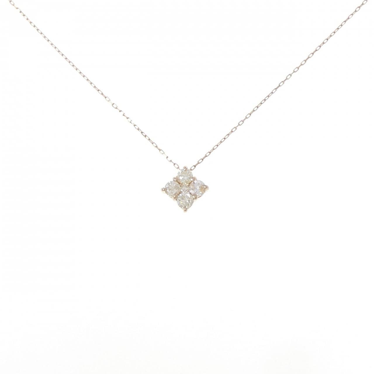 K18PG ダイヤモンド ネックレス 0.25CT