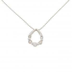 PT900/PT850 ダイヤモンド ネックレス 0.40CT