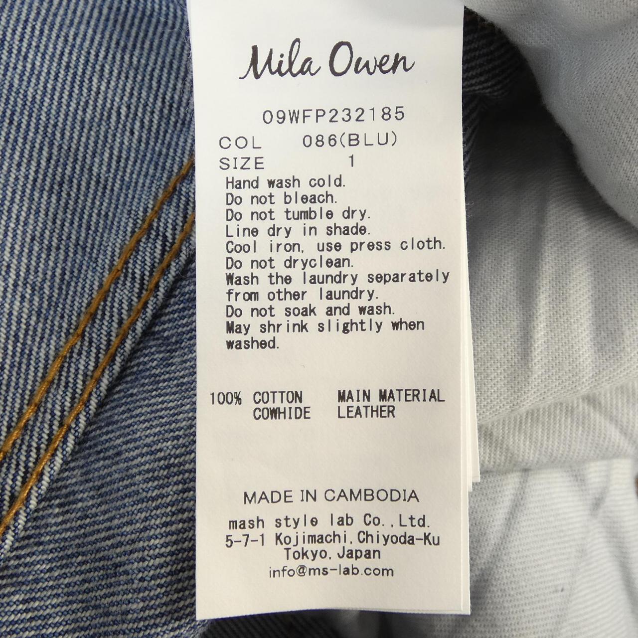 ミラオーウェン MILA OWEN 09WFP232185 ジーンズ