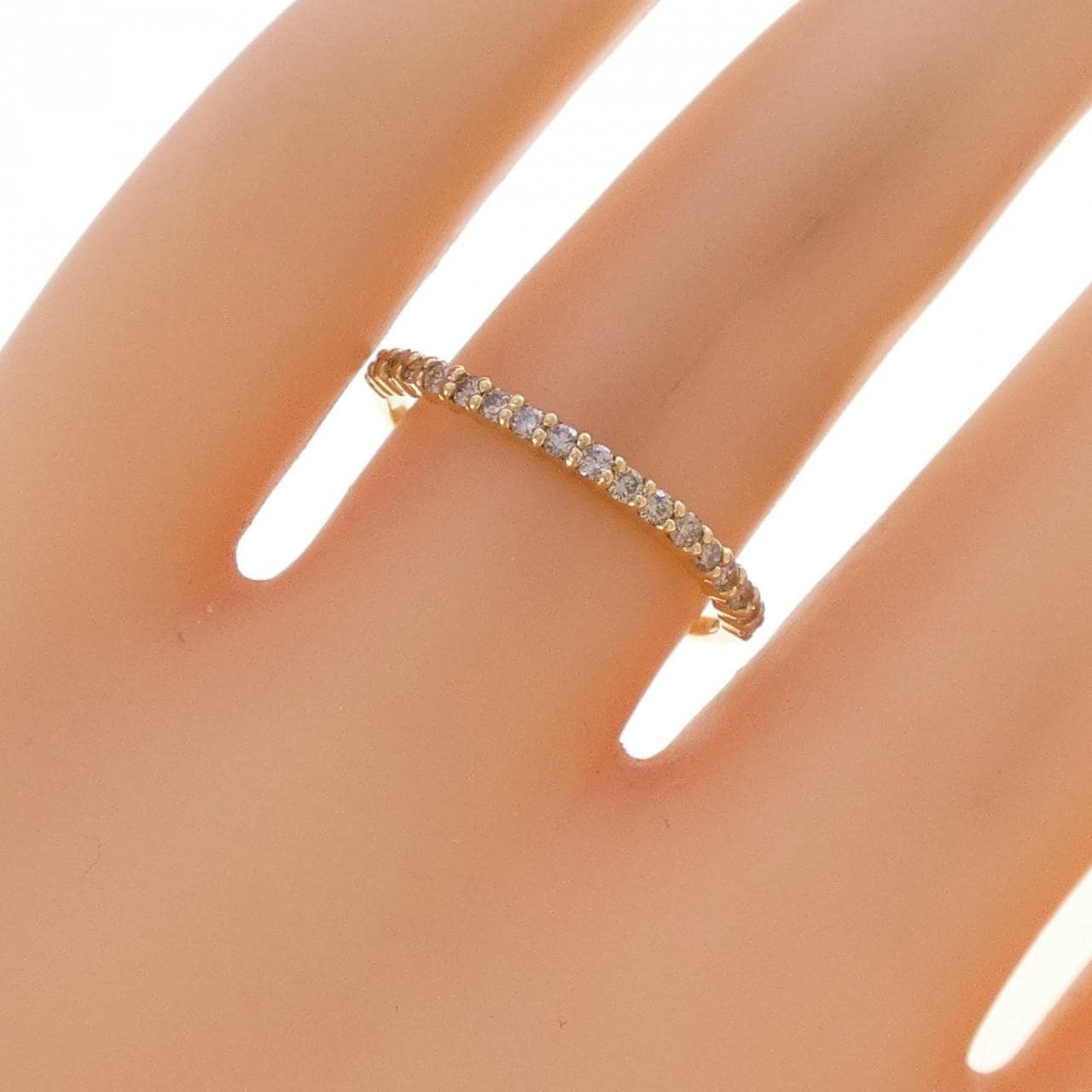 K18YG ダイヤモンド リング 0.25CT