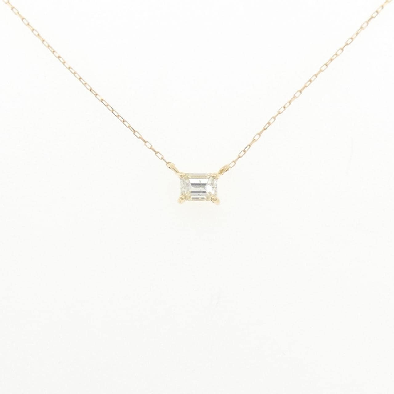 K18YG ダイヤモンド ネックレス 0.22CT