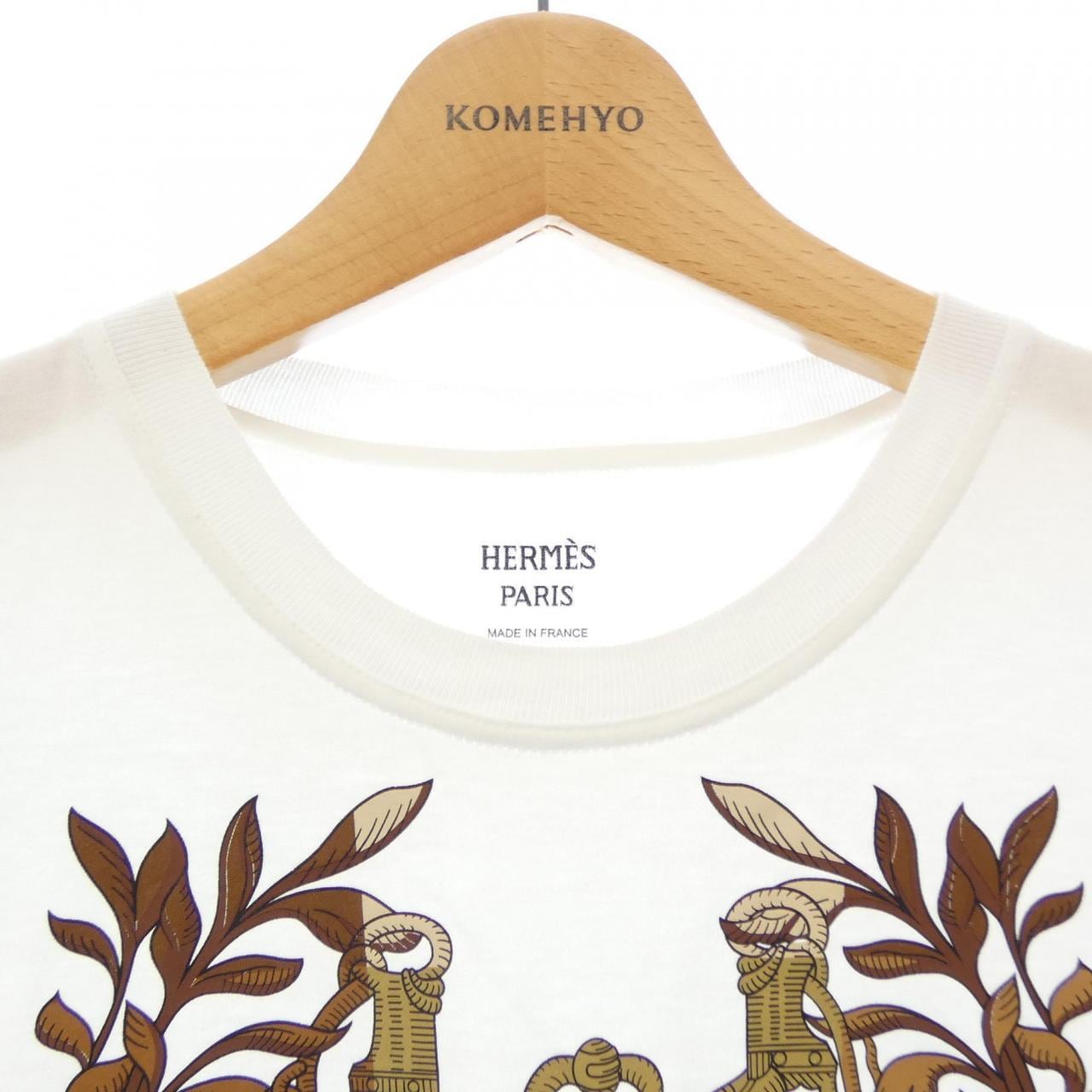 エルメス HERMES DELLA CAVALLERIA 4E4629DA カルトゥッシュ Tシャツ