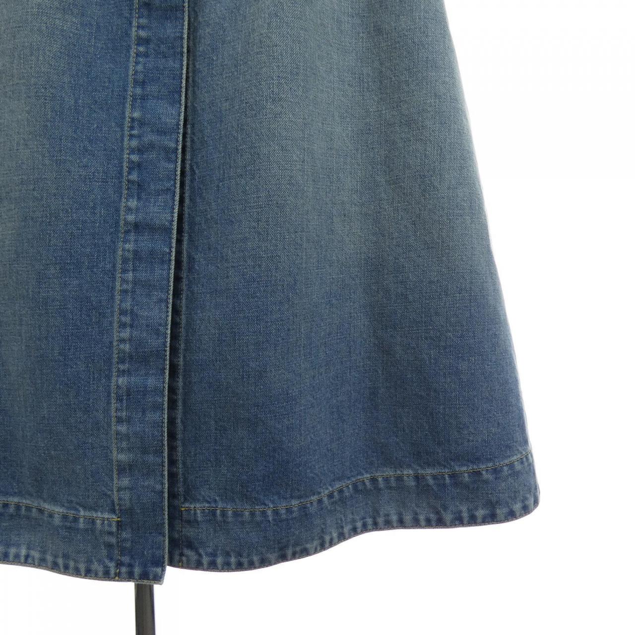 クリスチャンディオール CHRISTIAN DIOR フレアミディ ディオールオブリーク 612J51A3153 スカート