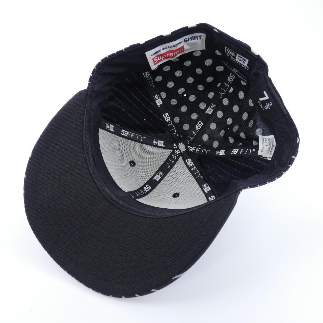 コムデギャルソンシャツ COMME des GARCONS SHIRT SUPREME NEW ERA キャップ