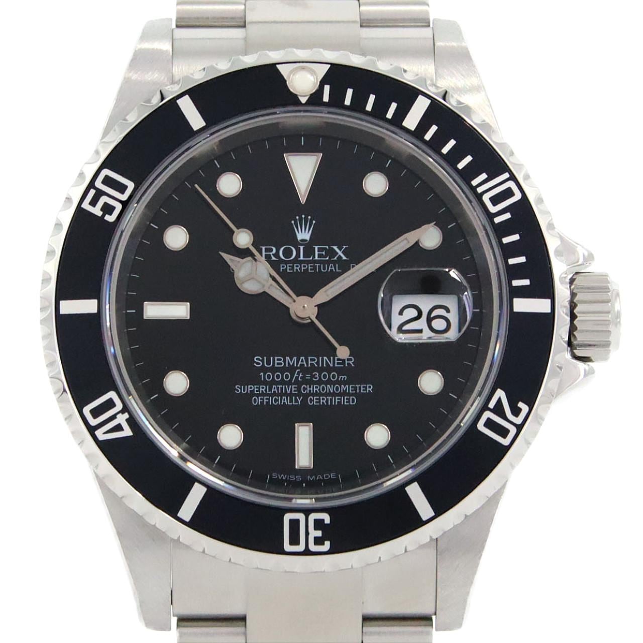 ロレックス サブマリーナーデイト 16610 SS 自動巻 Z番