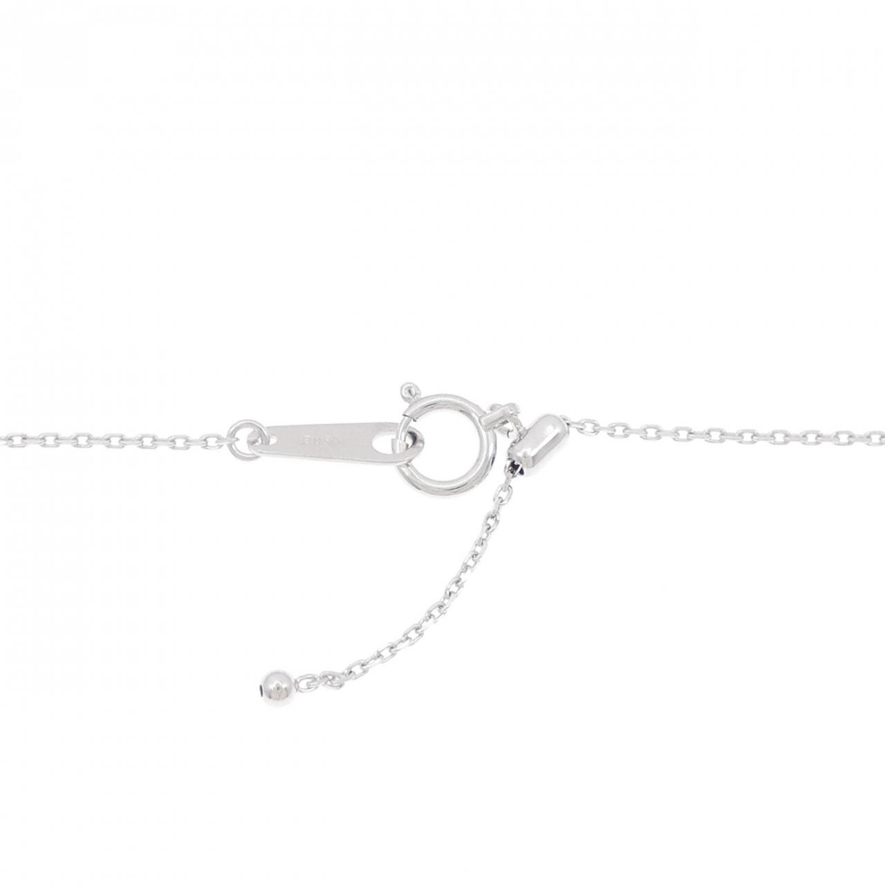 PT900/K18WG ダイヤモンド ネックレス 0.15CT