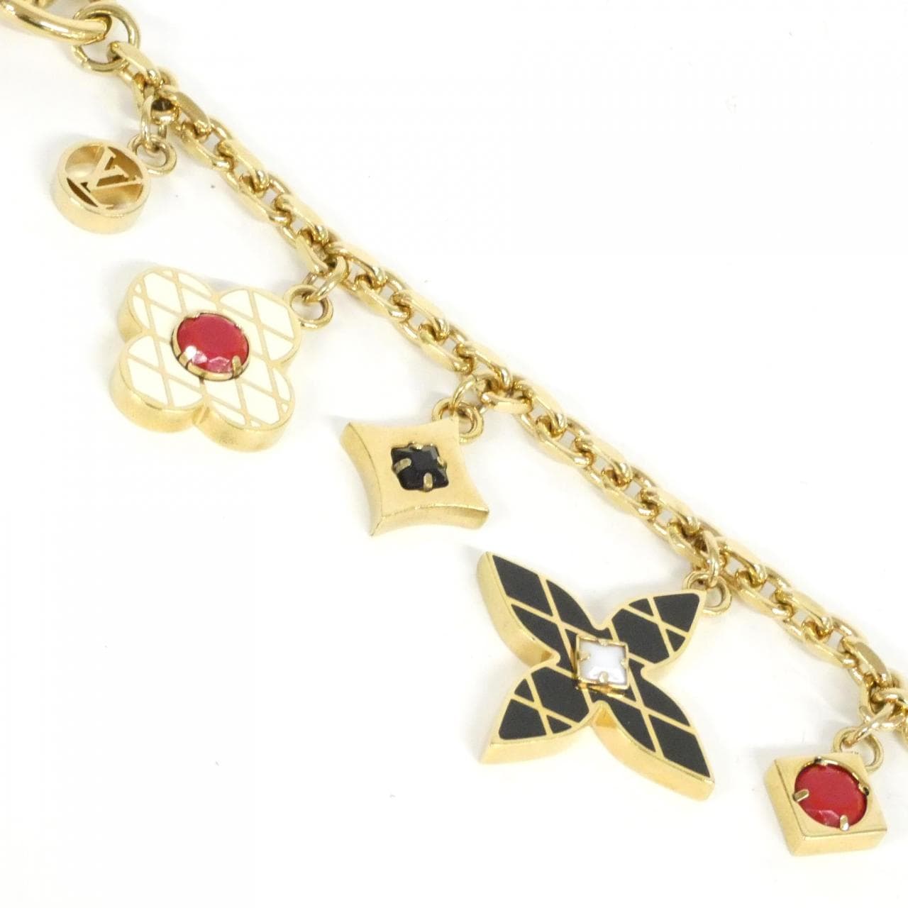 ルイヴィトン チェーン マルタージュ フラワーズ M67384 キーリング