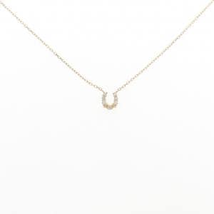 アガット ホースシュー ダイヤモンド ネックレス 0.05CT