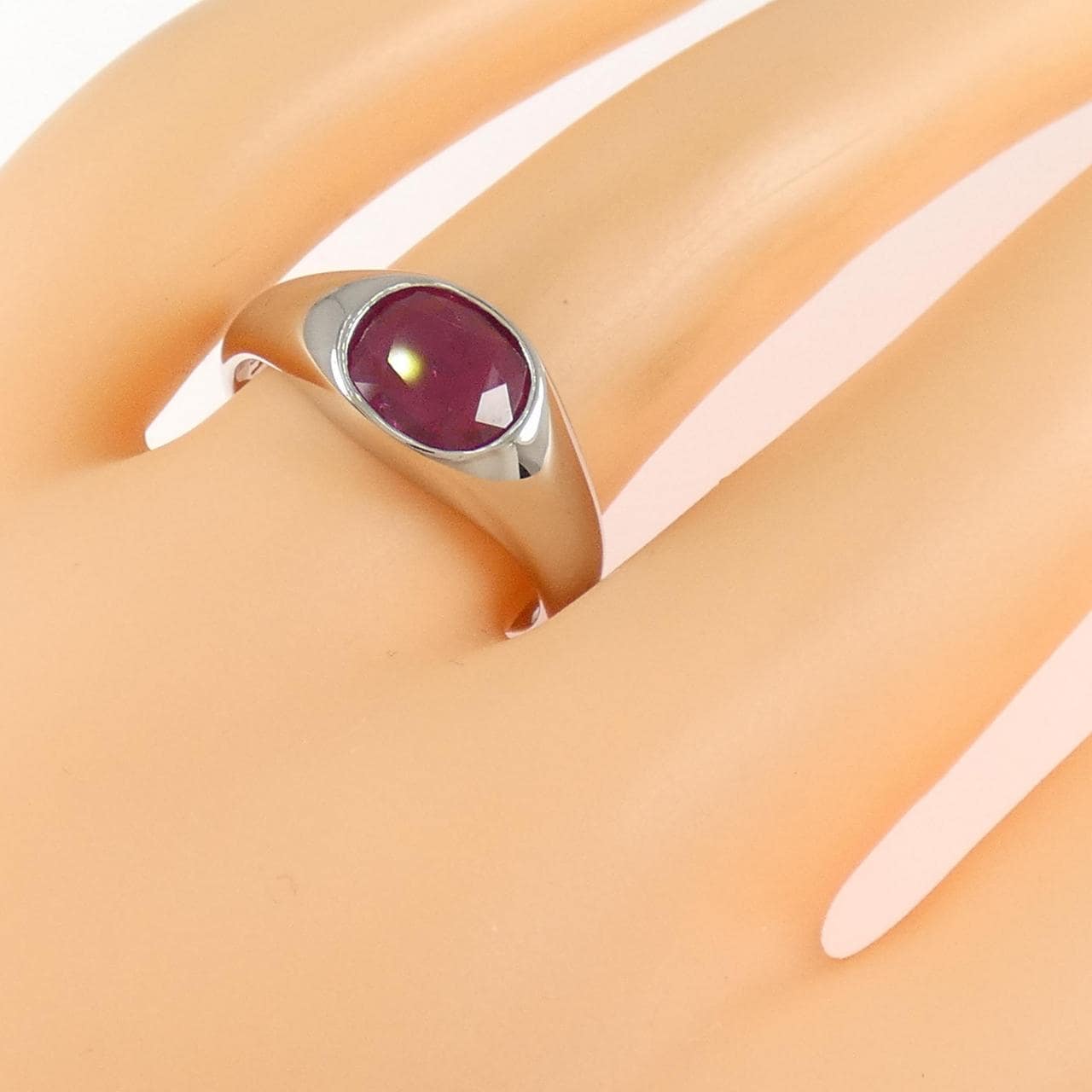 PT900 ルビー リング 1.68CT