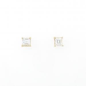 K18YG Diamond Earrings 0.346CT 0.358CT F VS1-2