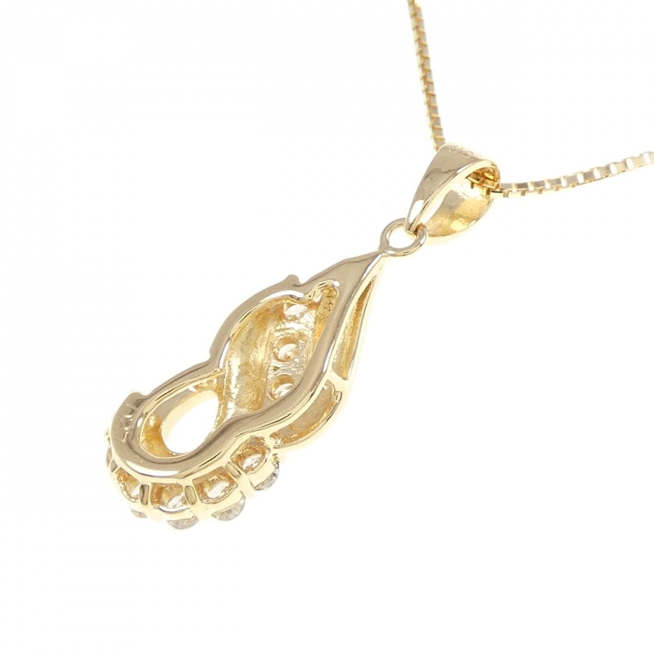 K18YG ダイヤモンド ネックレス 0.27CT