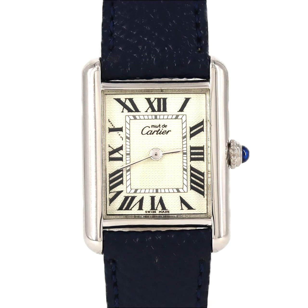 カルティエ マストタンクSM W1016230 シルバー クォーツ