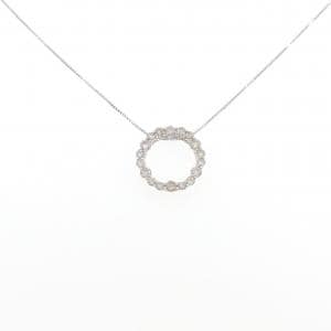 K18WG ダイヤモンド ネックレス 1.00CT