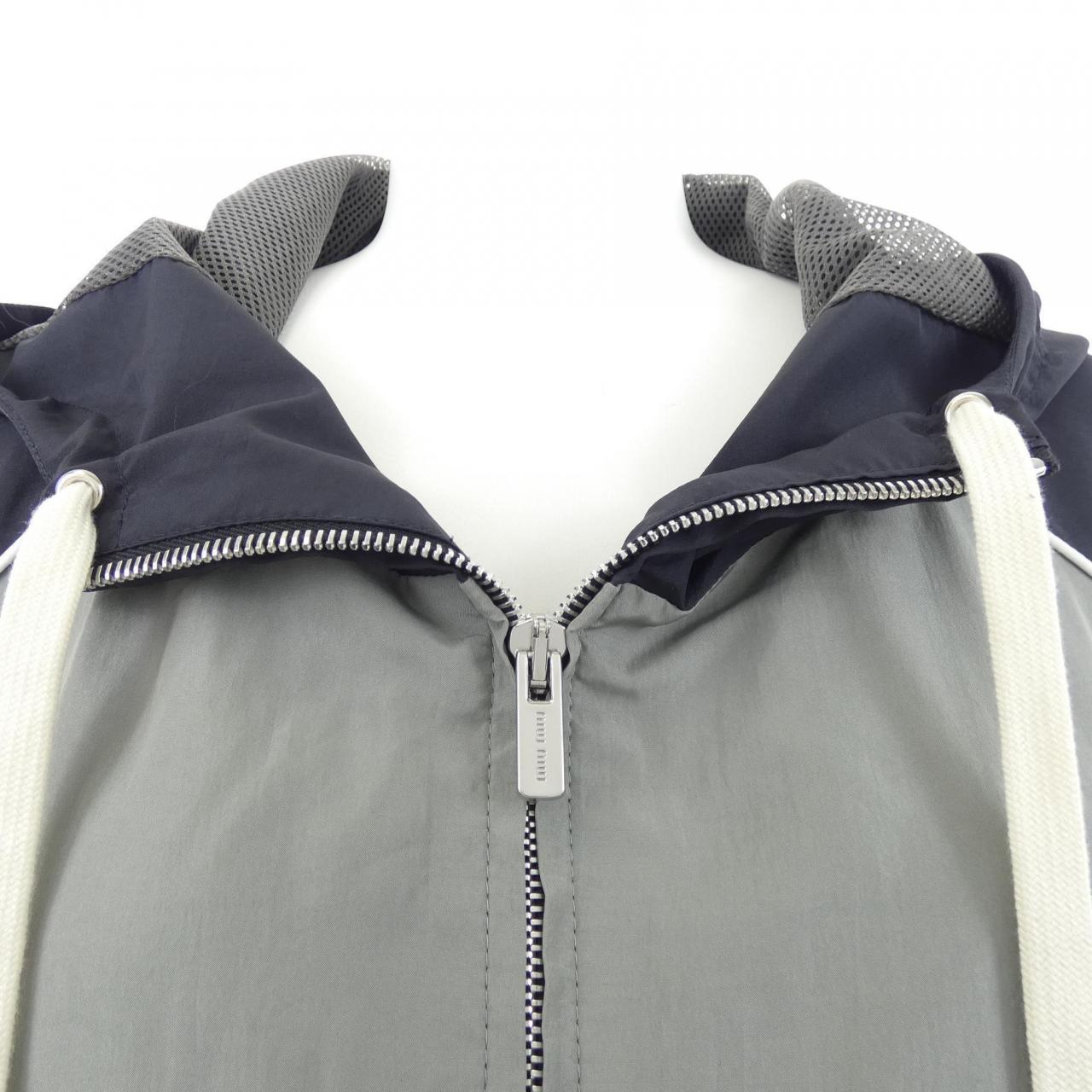 MIU MIU Miu Technical Silk Zip Blouson Jacket ML1220 SOOO 163P Blouson