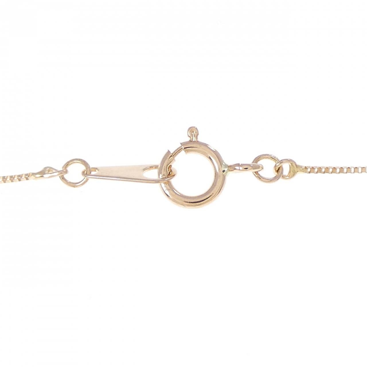 K18PG ダイヤモンド ネックレス 0.1CT