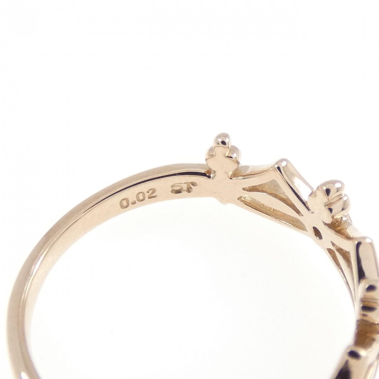 サマンサティアラ ダイヤモンド ピンキー リング 0.02CT