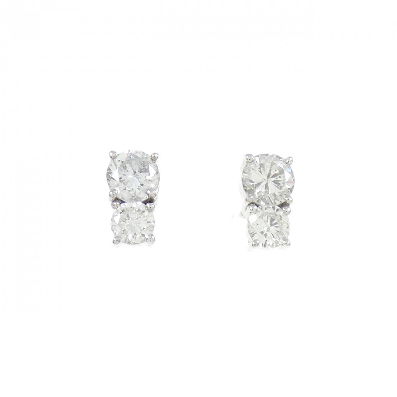 PT ダイヤモンド ピアス 0.60CT