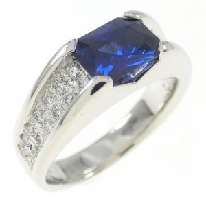 PT サファイヤ リング 0.97CT