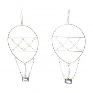 K10YG アイオライト ピアス