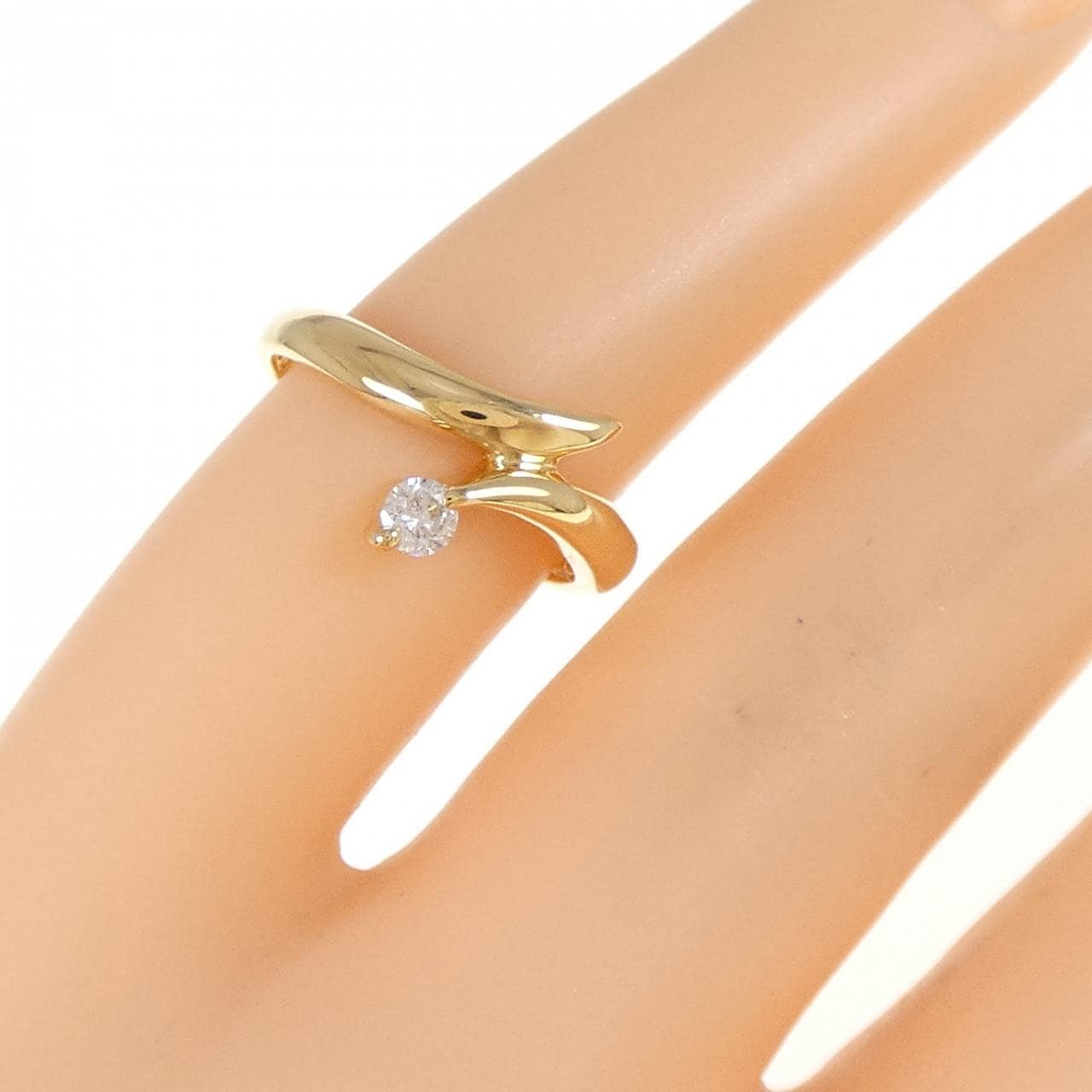 K18YG Diamond Qeelin 0.07CT