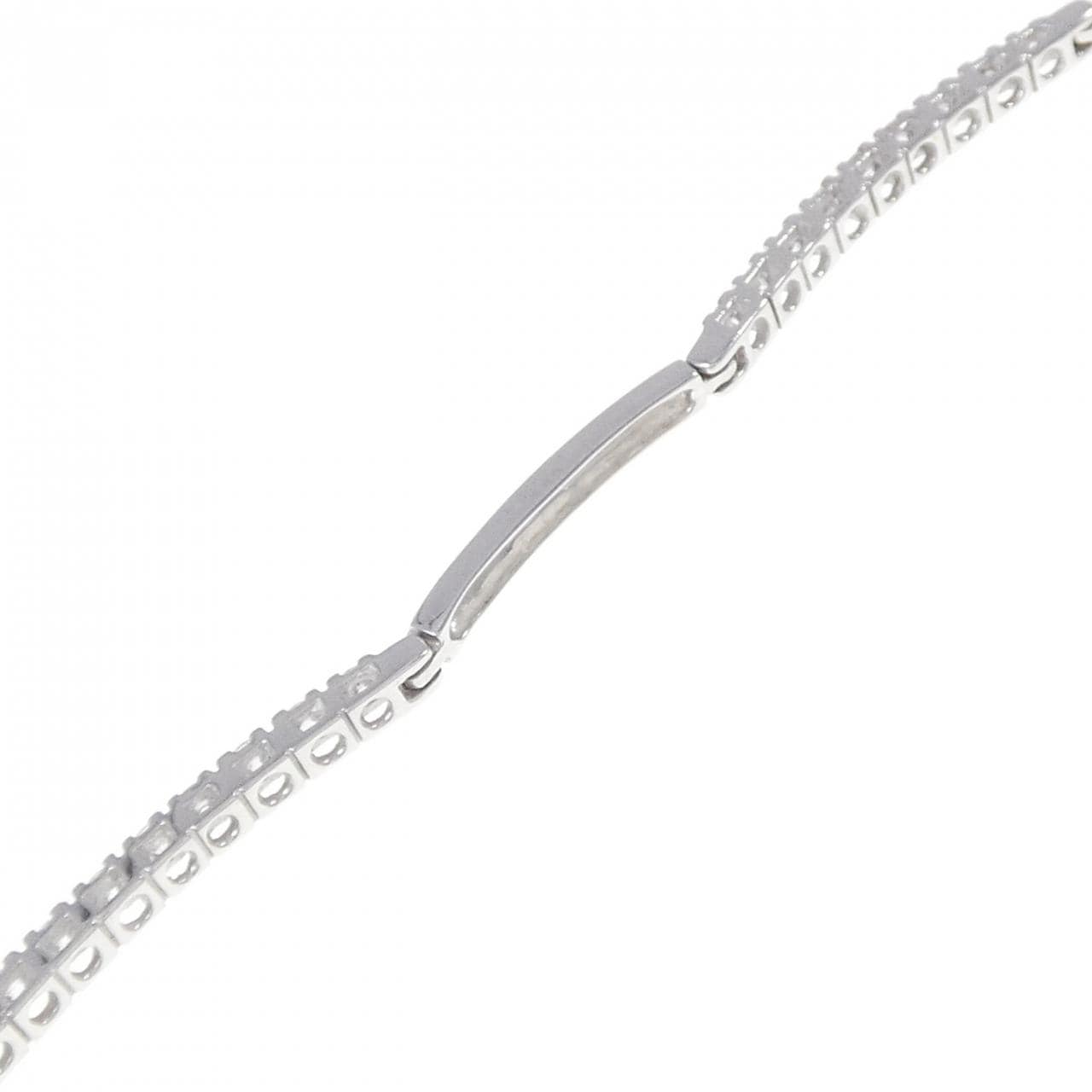 K18WG ダイヤモンド ブレスレット 1.16CT