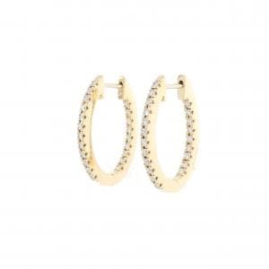 ポンテヴェキオ ダイヤモンド ピアス 0.42CT