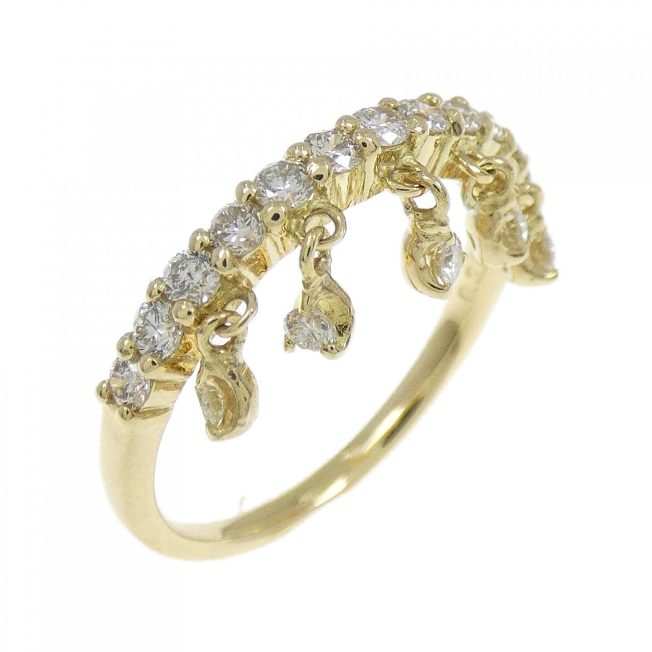 K18YG ダイヤモンド リング 0.36CT