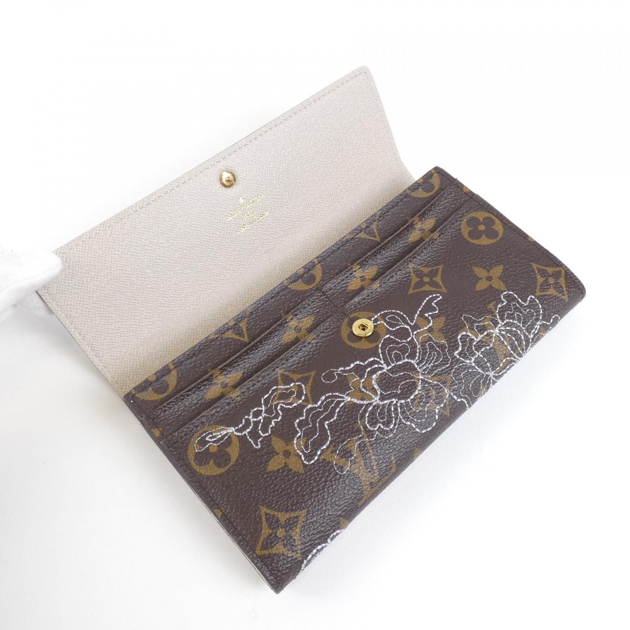 LOUIS VUITTON Monogram Dantielle Pochette Porte Monnaie Carte Credit M95390 Wallet