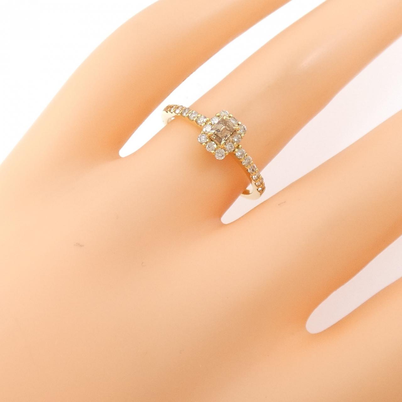 【新品】K18YG ダイヤモンド リング 0.55CT