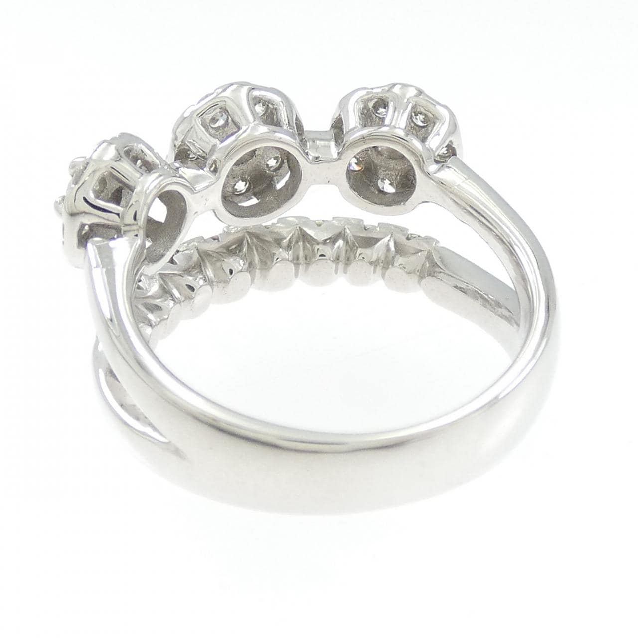 K18WG ダイヤモンド リング 1.03CT