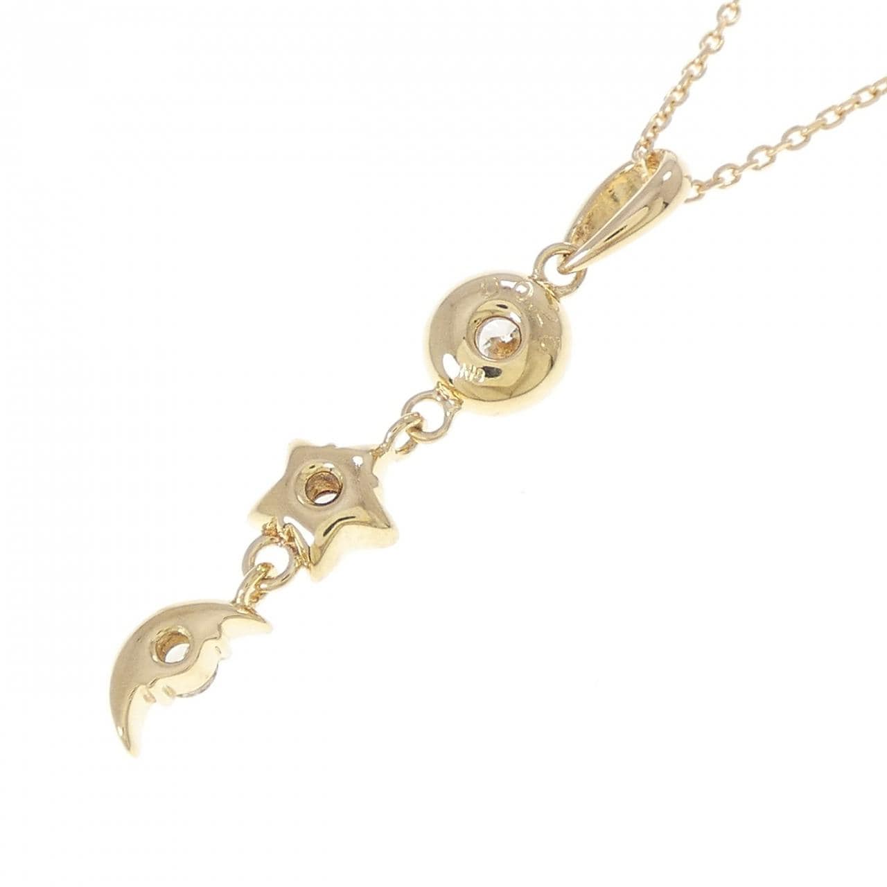 K18YG ダイヤモンド ネックレス 0.25CT