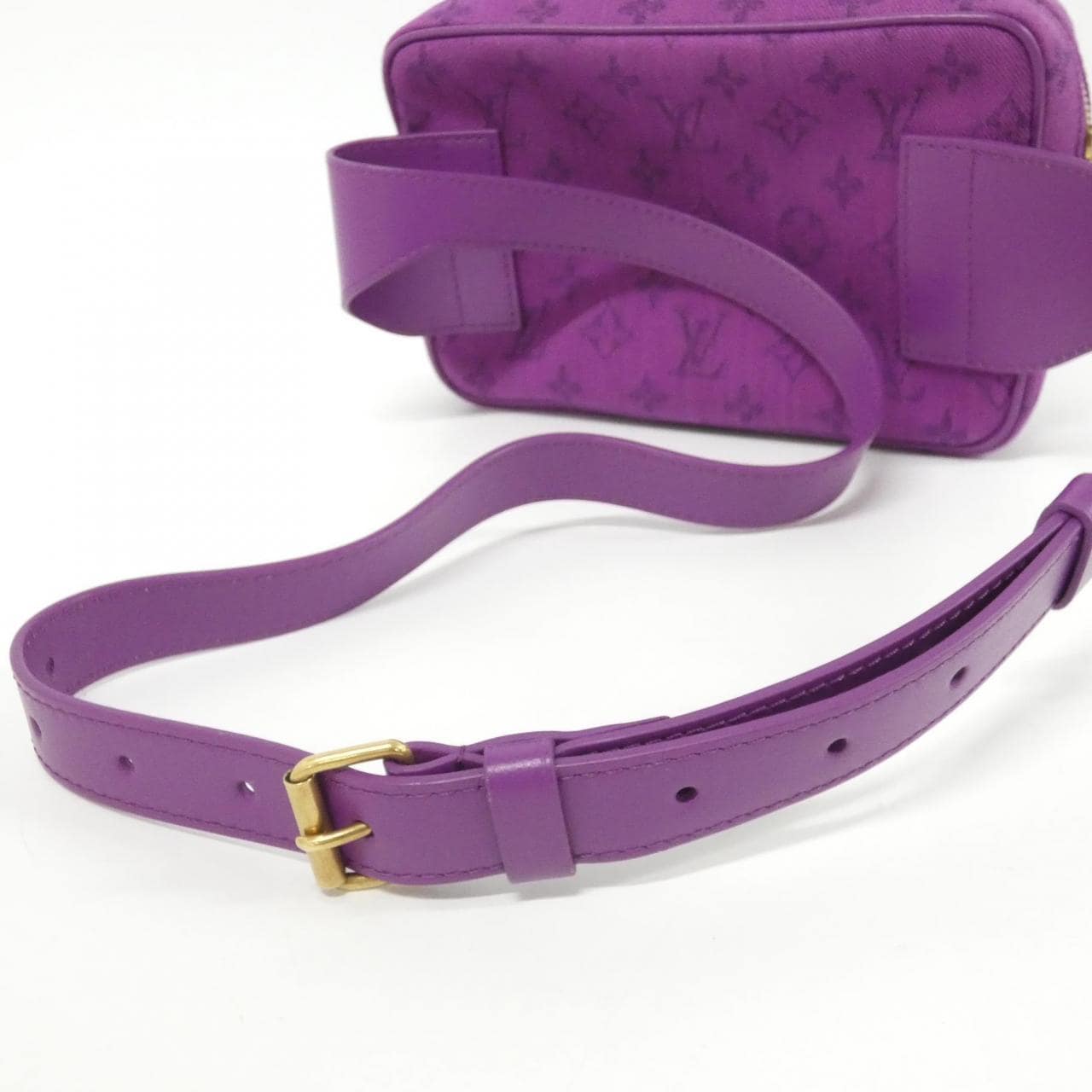 ルイヴィトン モノグラム デニム バムバッグ アウトドア M44624 ショルダーバッグ