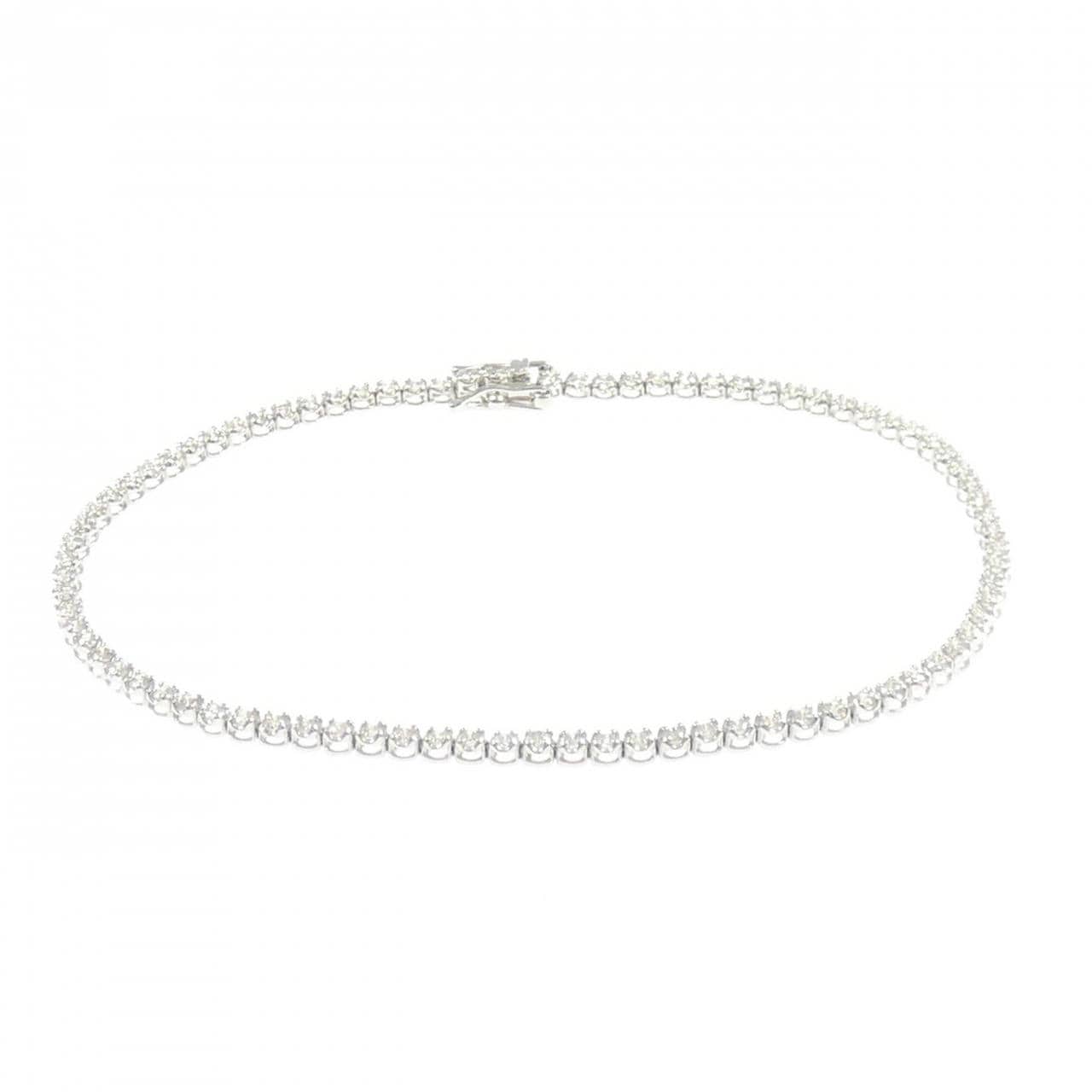 K18WG钻石手链1.00CT