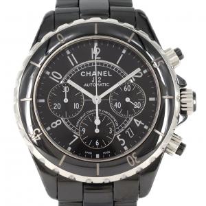【ノーメンテナンス還元価格】シャネル J12クロノグラフ セラミック H0940 セラミック 自動巻