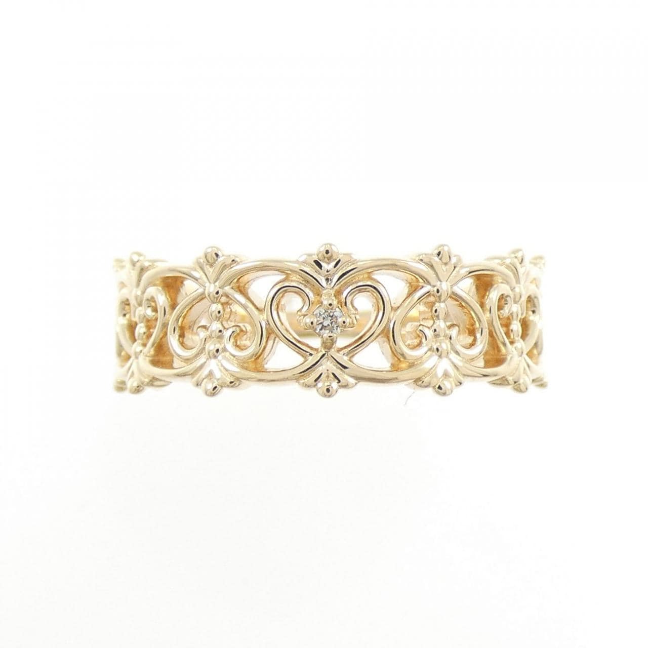 アガット ダイヤモンド リング 0.008CT