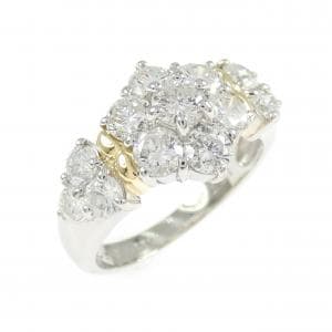 PT850/K18YG ダイヤモンド リング 1.67CT