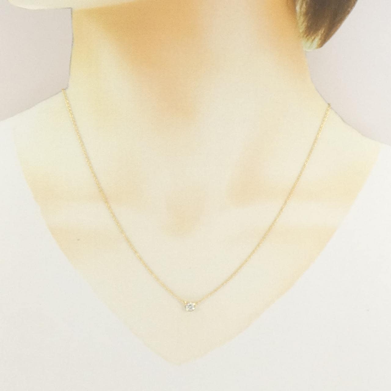 ティファニー バイザヤード ネックレス 0.19CT H VS1 3EXT