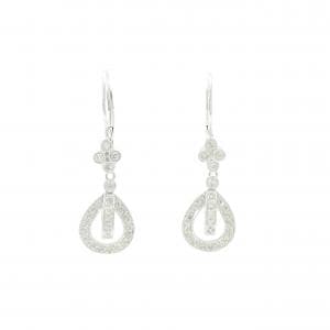 K18WG ダイヤモンド ピアス 0.42CT