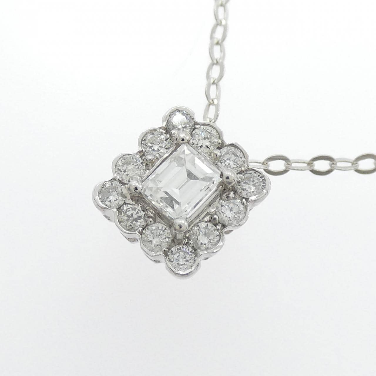 750WG ダイヤモンド ネックレス 0.215CT