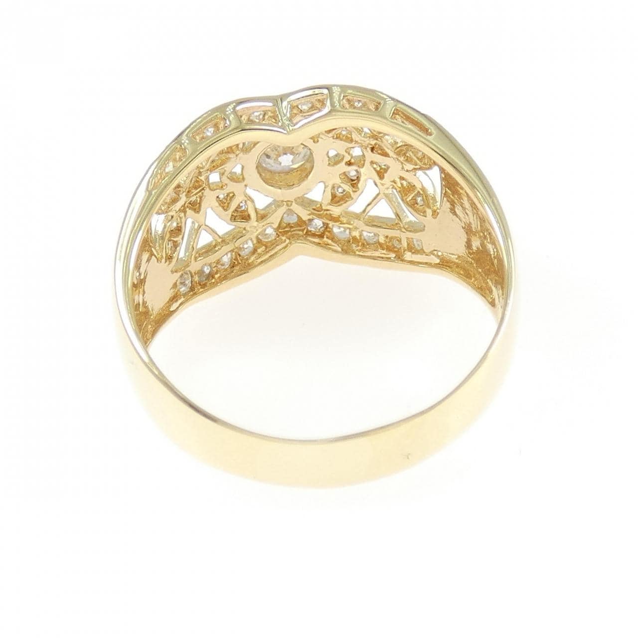 K18YG ダイヤモンド リング 0.22CT