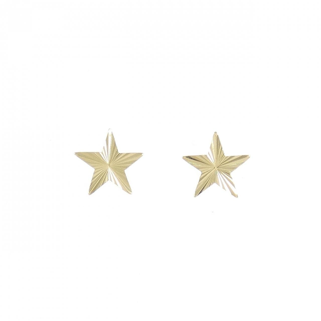 K18YG スター ピアス