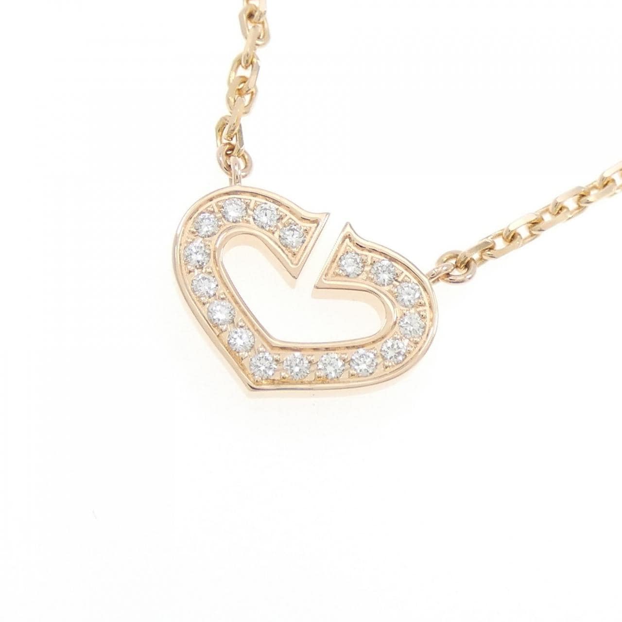 Cartier C heart necklace