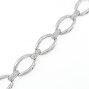 K18WG Diamond Bracelet 0.60CT