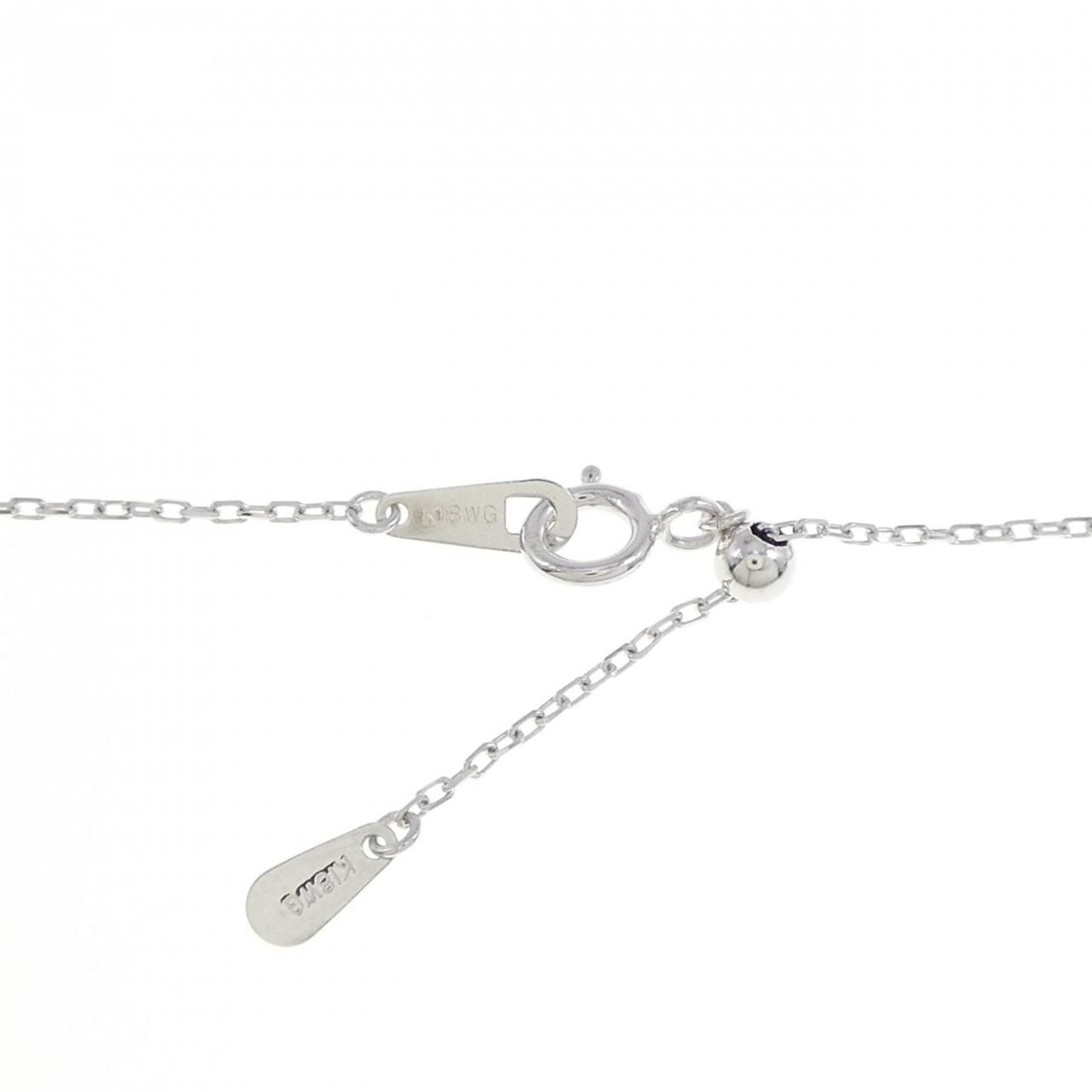 K18WG ダイヤモンド ネックレス 0.30CT