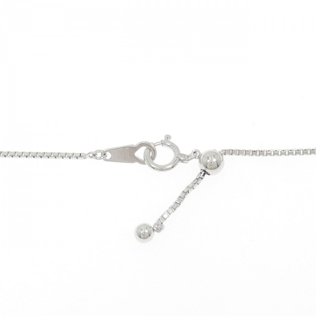 K18WG ダイヤモンド ネックレス 0.54CT