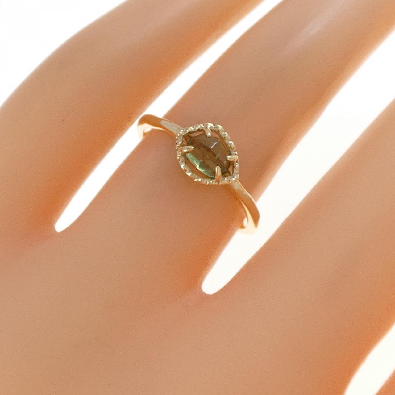 アガット トルマリン リング