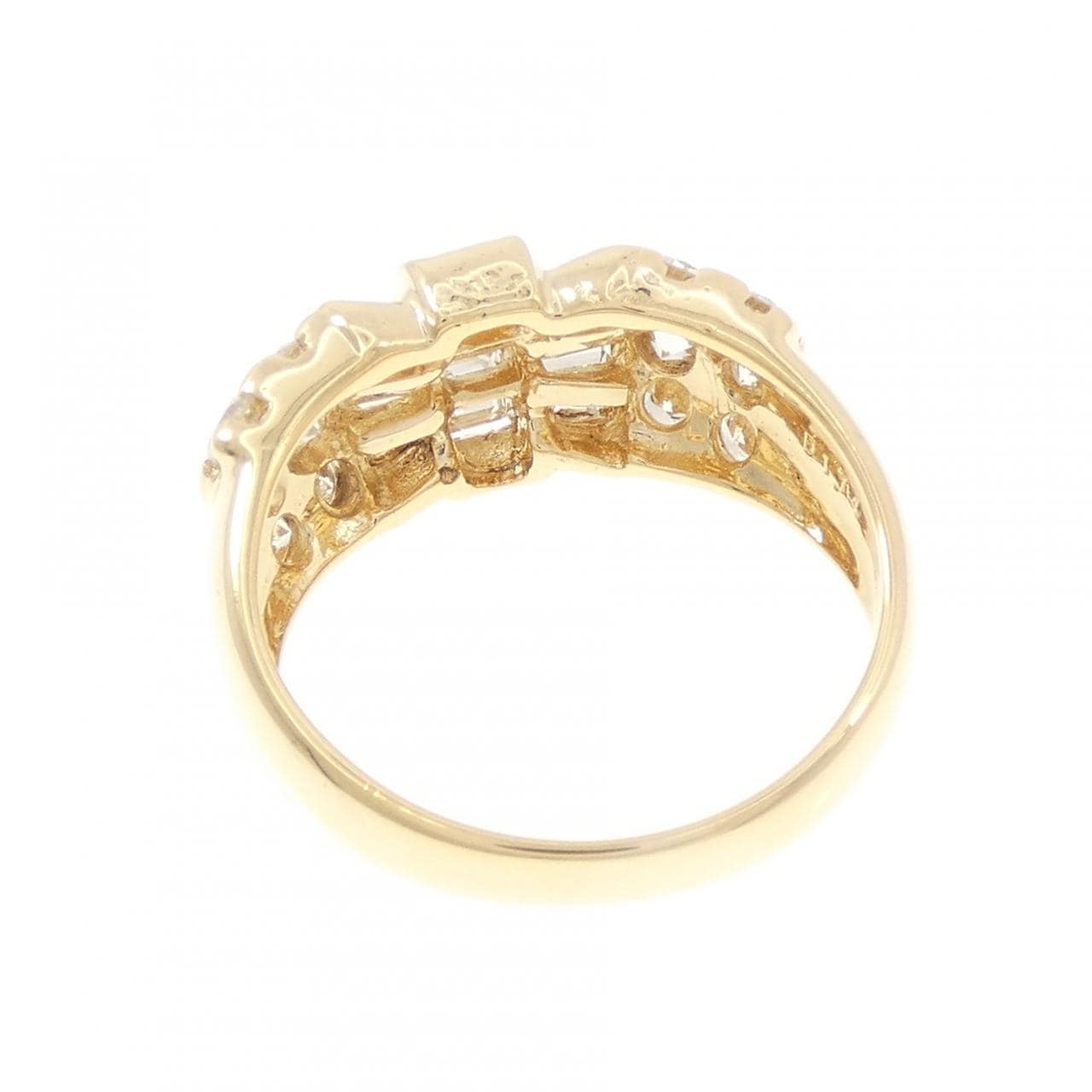 K18YG ダイヤモンド リング 1.74CT