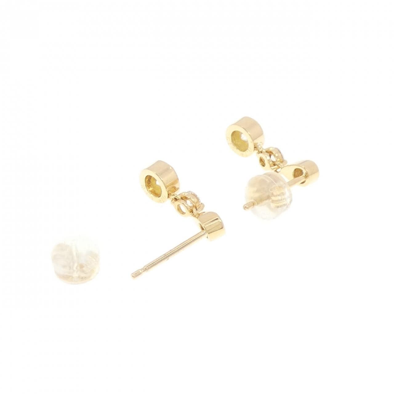 K18YG ダイヤモンド ピアス 0.64CT