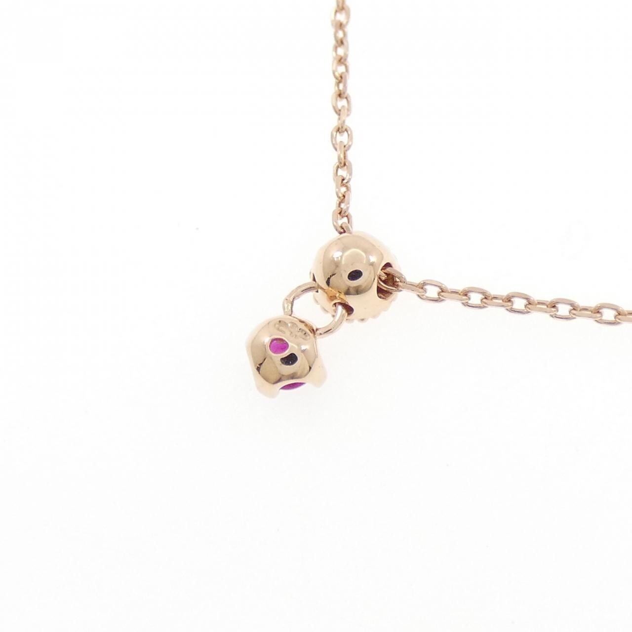 K10PG ルビー ネックレス