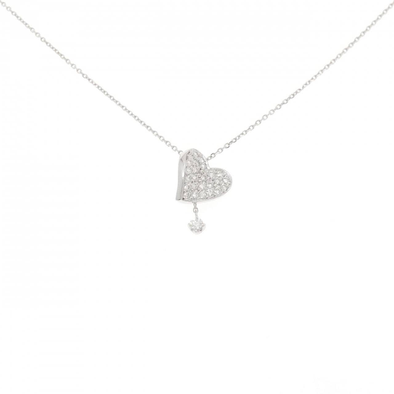 ヴァンドーム ハート ダイヤモンド ネックレス 0.30CT